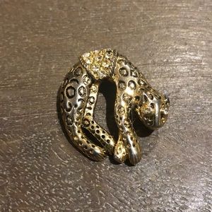 Vintage Leopard Brooch